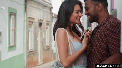 Eva Blume in interracial porn