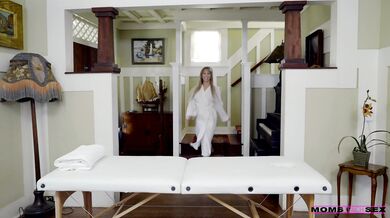 Threesome massage with Anya Olsen, Cherie De Ville for Mother's Day