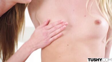 Kenna James anally fucked with friend in threesome