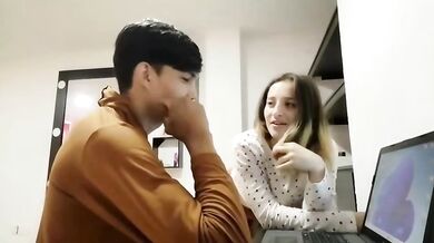 18-year-old couple addicted to sex tapes record their own home video