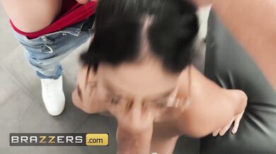 BRAZZERS - Smoking hot busty girl finds solace in the big hard cocks of her two roommates