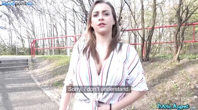 Josephine Jackson shows her big tits and fucks for money