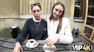 VIP 4K - Sweethearts enjoy rough anal play in public