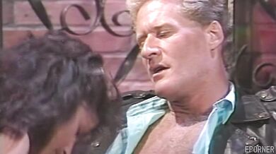 Vintage fucking in dark alley