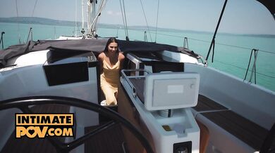 Your foursome fantasy comes true with Amalia Davis, Merida Sat and Milan Cheek on boat