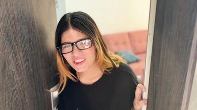 My stepbrother's girlfriend begs me to fuck her hard because she doesn't feel him the way she feels me