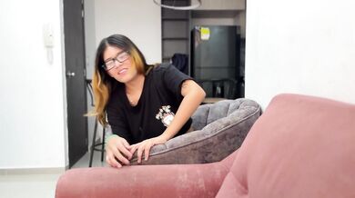 My stepbrother's girlfriend begs me to fuck her hard because she doesn't feel him the way she feels me