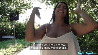 Chloe Lamour and her Big FABULOUS TITS Fucked Outdoors