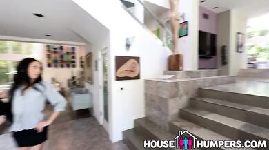 Open House Blowjob Turns Into Horny For Dick Realtor Threesome Fuck Fest