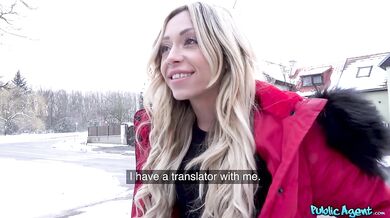 French blonde with perfect body fucked by my long cock