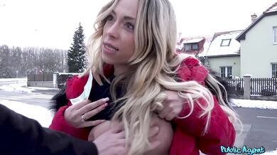 French blonde with perfect body fucked by my long cock