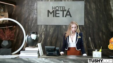 Gorgeous Busty Babe Nicole Doshi Gets Her Curvy Ass Stretched Out