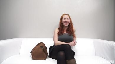 Czech Redhead Amateur At Casting
