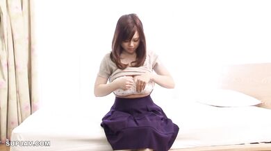 Nene Azami's milky Japanese tits