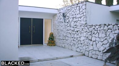 Lena Paul in first interracial gangbang