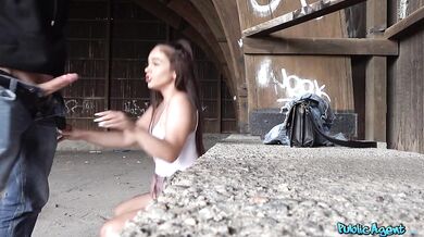 Beautiful Celebrity Look-A-Like Has Sex with Stranger