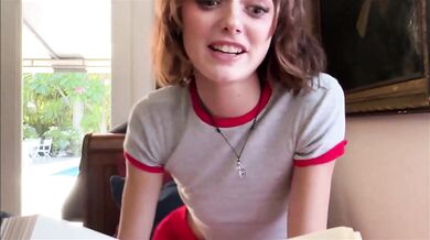 Freaky Sex With Tiny Redhead Step Sis Alex Adams