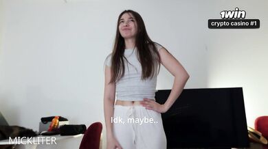 When she saw my dick, she made a wish to suck me off