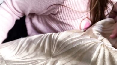 Nerdy Little Step Sister Trinity Olsen Learns How to Squirt