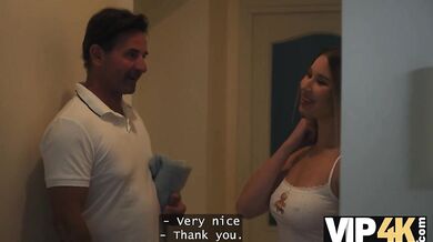 Blonde With Big Tits Fuck Her Boyfriend's Father