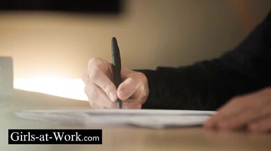 A naughty break between two meetings