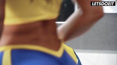 Slutty Step Mom Interrupts Her Step Daughter's Sex Session