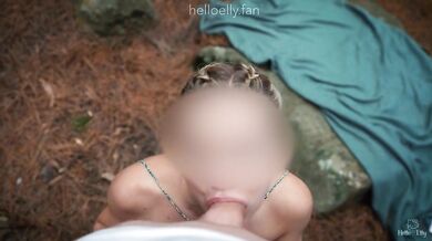 Wild fuck with the hot stranger in a forest