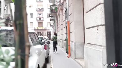 Huge fake tits of Slovak MILF brunette Chloe Lamour