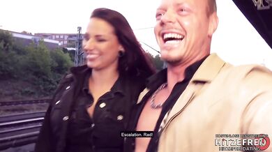 Hot Date With Horny Brunette Babe