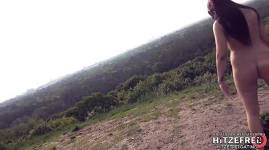 Hot Date With Horny Brunette Babe