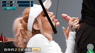 Sarah Jessie Tries To Sabotage Zac Wild's Shot By Putting His Dick Deep In Her Cute Ass