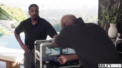 Sexy Blonde Housewife Melissa Stratton Gets Double Teamed By Two Massive BBCs