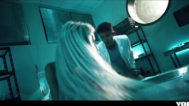 Horny Doctor Fucks Lab Partner Before Unbirthing Him