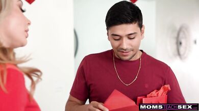 Sexy Sly Stepmilf Crystal Rush Requests Stepson's Dick For Her Valentine Gift