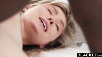 Blonde College Babe Emma Sirus Gets A Special BBC Workout From Physical Therapist