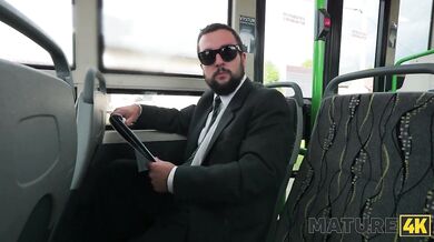 Jumping on a cock in the bus