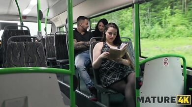 Jumping on a cock in the bus