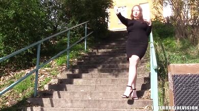 Busty babe fucks with BBC