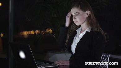 Sexy Melissa Grand enyjos hard cock today