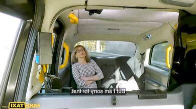 MILF wants the taxi driver's huge cock