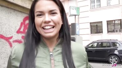 Huge fake tits of Slovak MILF brunette Chloe Lamour