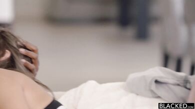 Abella Danger, Keisha Grey and Karlee Grey in group sex with two black guys