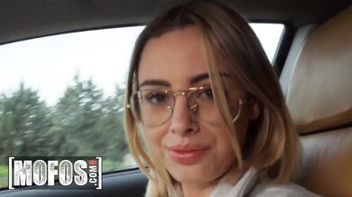 MOFOS - Lya Missy gets her pretty face full of cum after riding Jordi's cock into oblivion