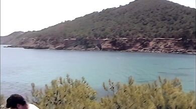 French twins fucked on the beach during vacation