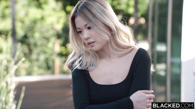 Huge big black cock in Lulu Chu's tight Asian pussy