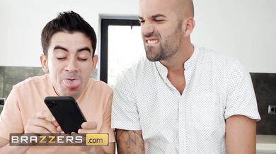 BRAZZERS - Smoking hot busty girl finds solace in the big hard cocks of her two roommates