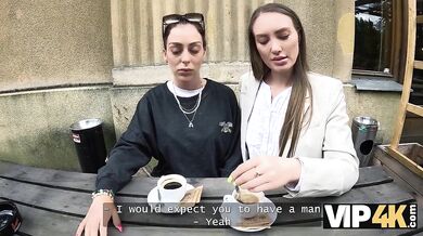 VIP 4K - Sweethearts enjoy rough anal play in public