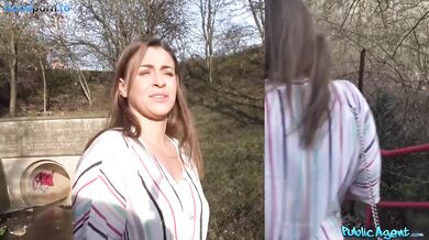 Josephine Jackson shows her big tits and fucks for money