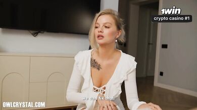 Sexy stepmom teaches stepson how to fuck real woman