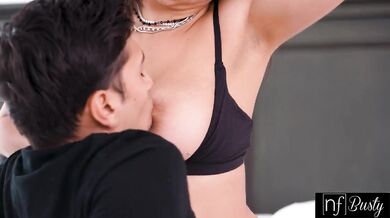 Perfect titfuck from busty Hailey Rose